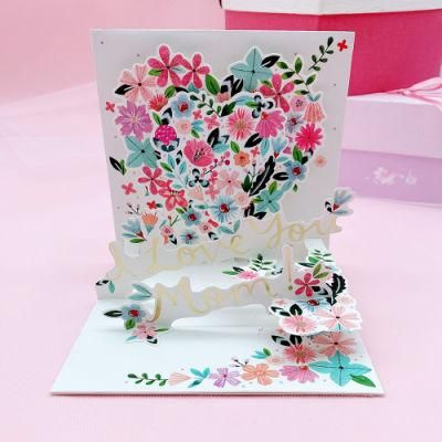 Wholesale Pop up Floral Cards with Envelopes, for Wedding or Greeting