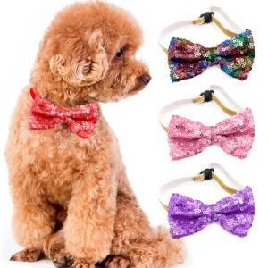 Pet Sequins Tie Dog Grooming Accessories Puppy Dog Clothes