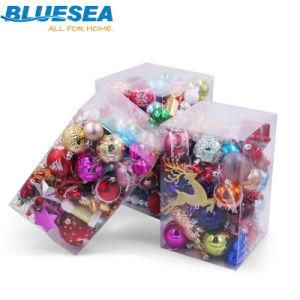 60-70PCS Christmas Creative Decorations Christmas Tree Decoration Balls Christmas Snowflakes