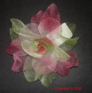 Garment Accessories Multicolour White 4.5cm 7.0cm, 8.0cm Flower for The Cap Organza Flower Gifts and Crafts Artificial Flower