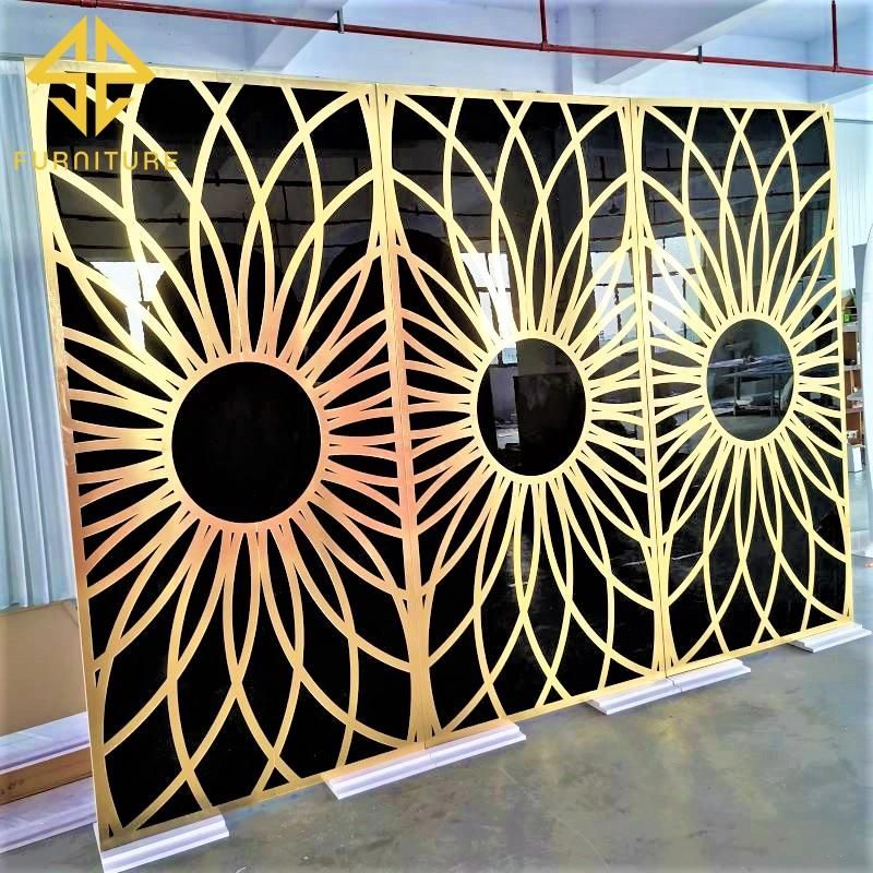 New Arrival PVC Stand Sun Design Wedding Decoration Backdrop Events Party Decor Background Wall