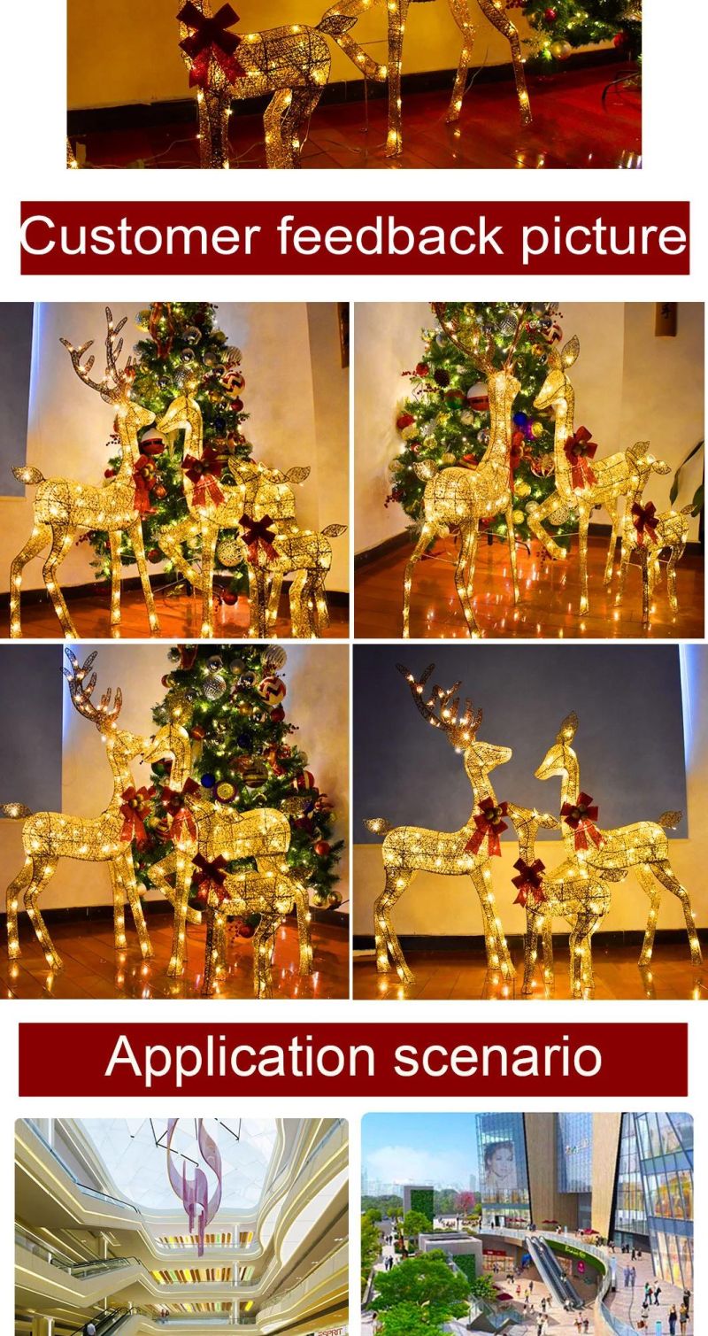 Wholesale Customizable LED Reindeer Lighting Products with Factory Price