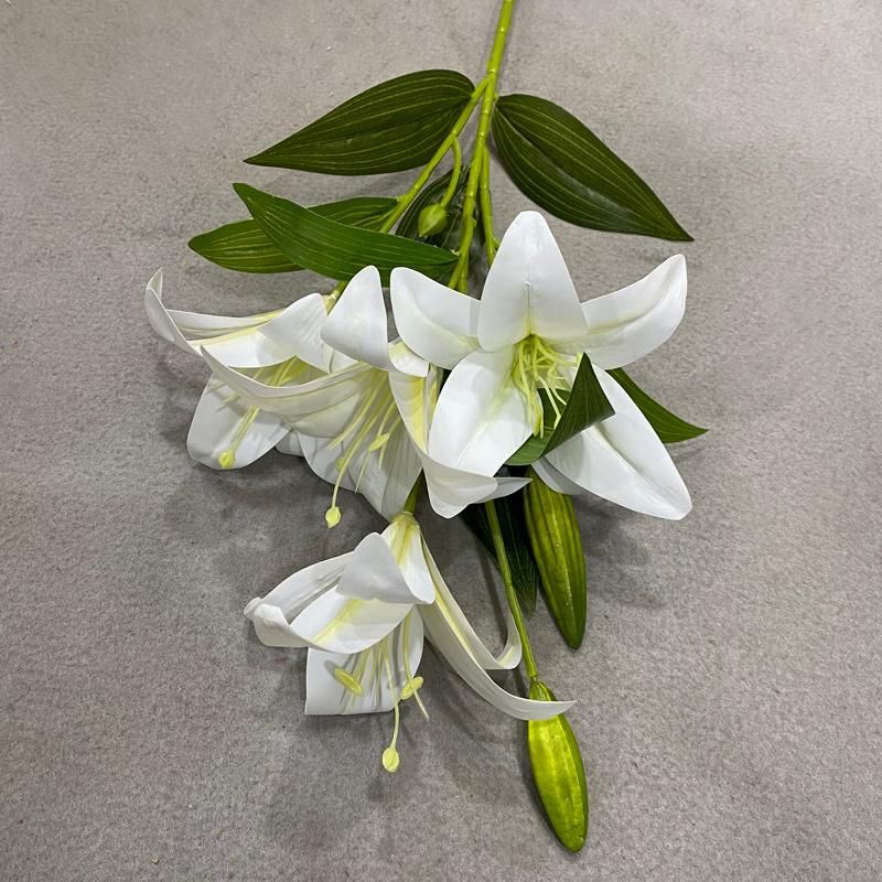 Good Selling Hot Fashion Decorative Handmade Artificial Flowers Artificial Lily Flower