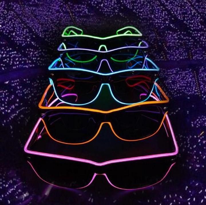 Christmas Party EL Luminescence LED Flashing Glasses