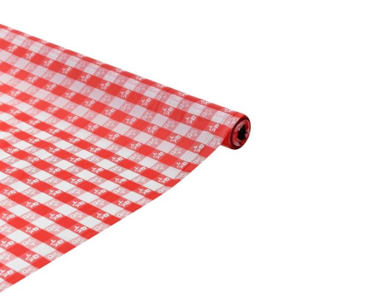 Plastic Party Disposable Printed Table Cover Roll