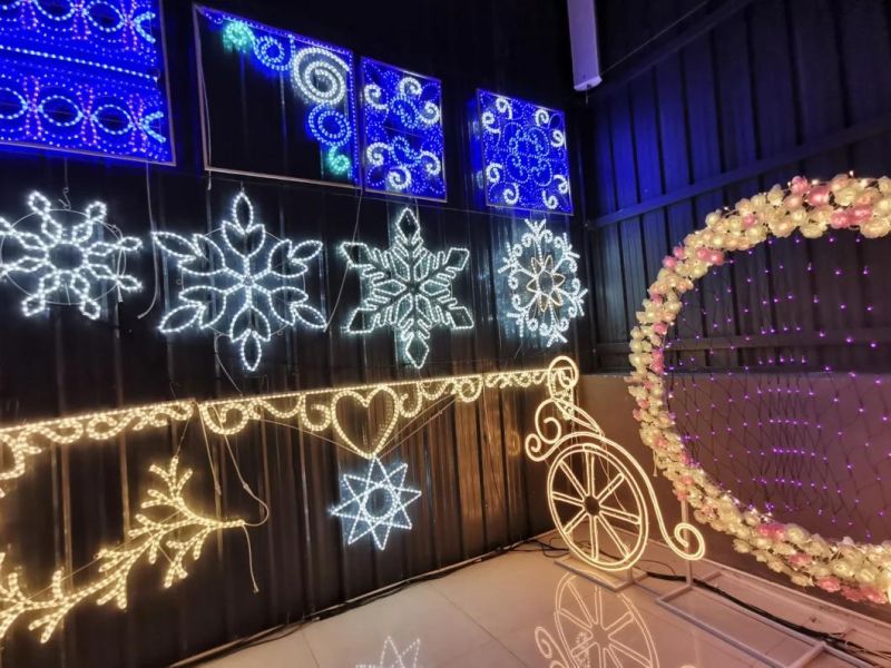 2D Outdoor Decoration Lights Christmas Decoration LED Motif Light