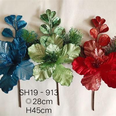 Multicolor Christmas Flowers for Indoor Home Decoration