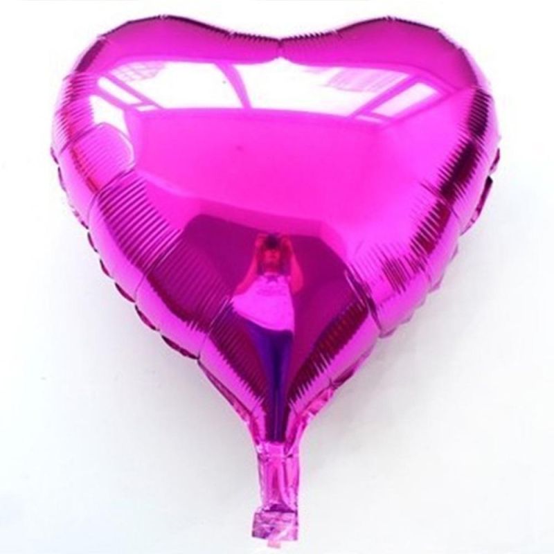 Superstarer 18 Inch Peach Heart Aluminum Foil Balloon Wedding Room Birthday Party Rose Gold Love Balloon Factory Wholesale