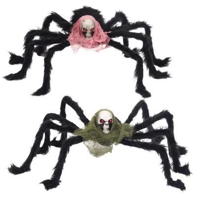 Amazon New Halloween Decorations Skull Spider Ghost Festival Pendant Wholesale Haunted House Hotel Decoration Props