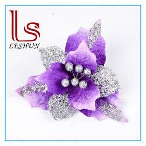 Christmas Decoration Glitter Cloth Christmas Flower