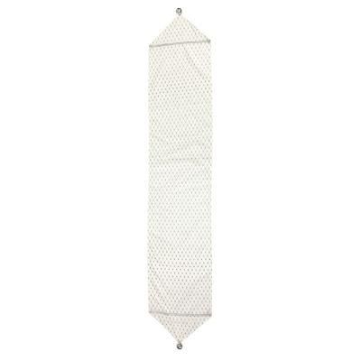 White Fabric Dining Table Runner Cloth Decorative Embroidered Placemat