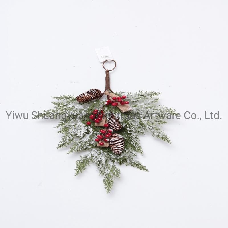 Christmas Wreath for Holiday Wedding Party Decoration Supplies Hook Ornament Craft Gifts
