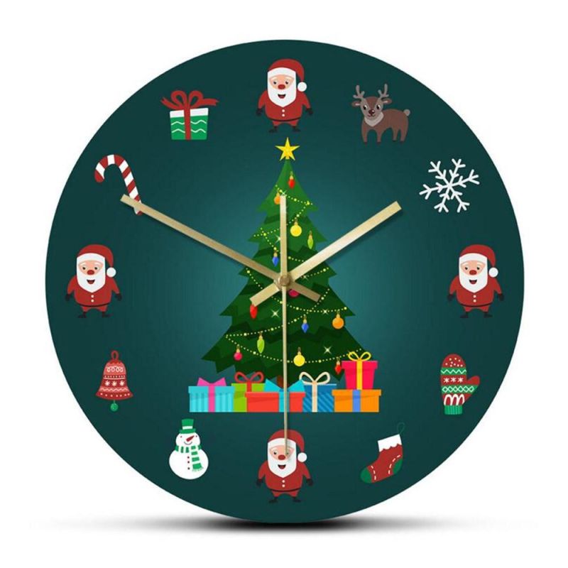 2020 New Christmas Decorative Wall Clocks