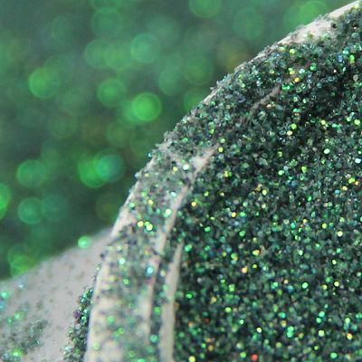 Green Glitter Powder for Fabric Printing and Decoration