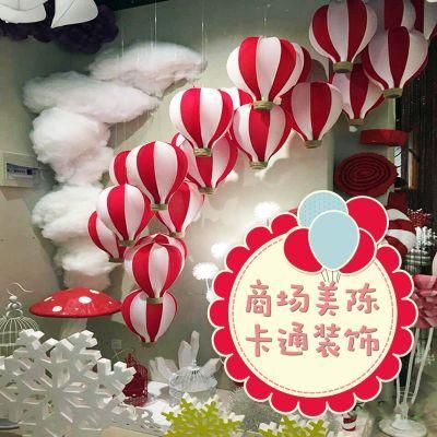 Festival Decoration Window Display Props Shopping Mall Atrium Hotair Balloon Decoration