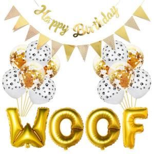 18PCS Dog Cat Birthday Party Supplies Boy Pets Party Decorations