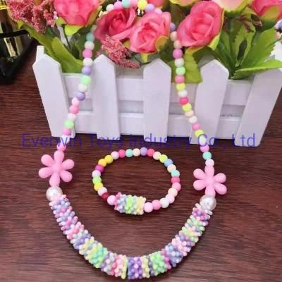 Plastic Toy Children Gift Jewelry Colourful Bracelet Necklace