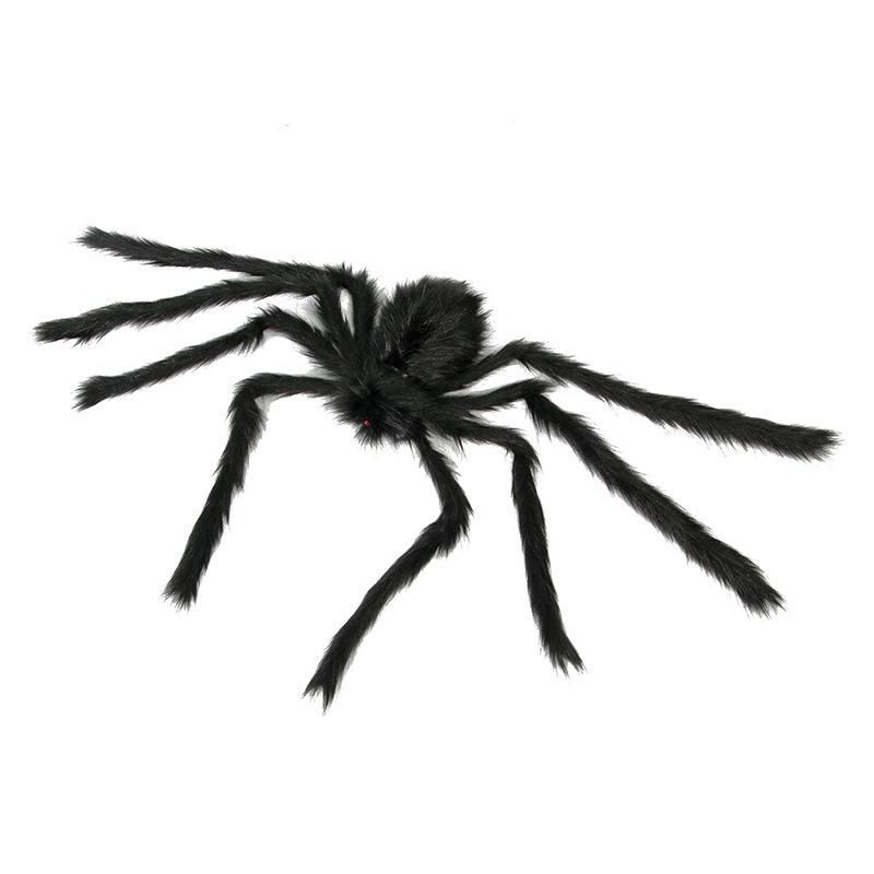 Spider Web Halloween Spider Party Decoration Props Spider Web Secret Room Tricky Simulation Plush Spider Wholesale