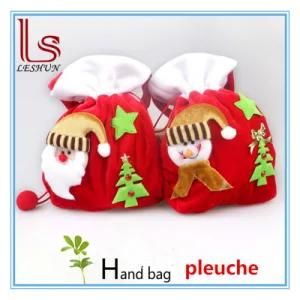 Christmas Decorations Christmas Products Red Pleuche Cloth Santa Claus Portable Gift Bags