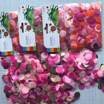 Favors Colorful Round Tissue Paper Confetti for Wedding