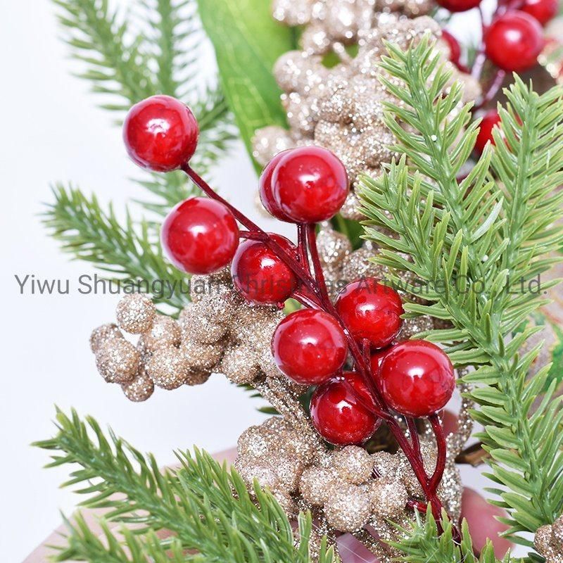 New Design High Quality Christmas PE White Wreath for Holiday Wedding Party Decoration