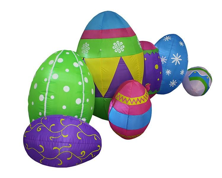 Wholesale Easter Eggs Plastic Inflatable Easter Egg Easter Egg Basket