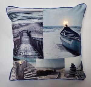 LED Pillow Cushion for Home Decoration with Sea Scenery