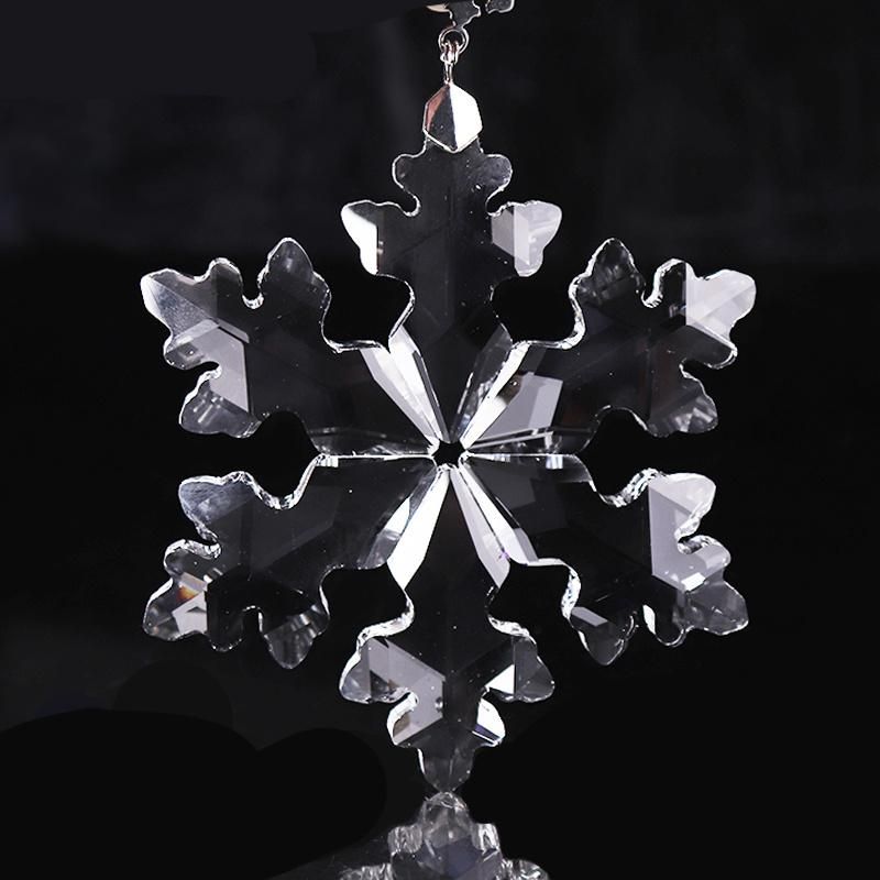 K9 Crystal Snowflake Pendant for Souvenir Gifts