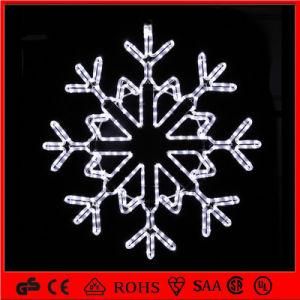 Outdoor Holiday Decorative White LED Motif Snowflake Light