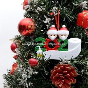 2020 New Hot Christmas Tree Ornament with Different Number Quarantine Christmas Tree Ornaments