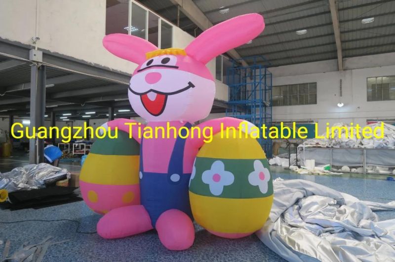 4m Tall Giant Advertising Inflatable Easter Bunny Rabbit