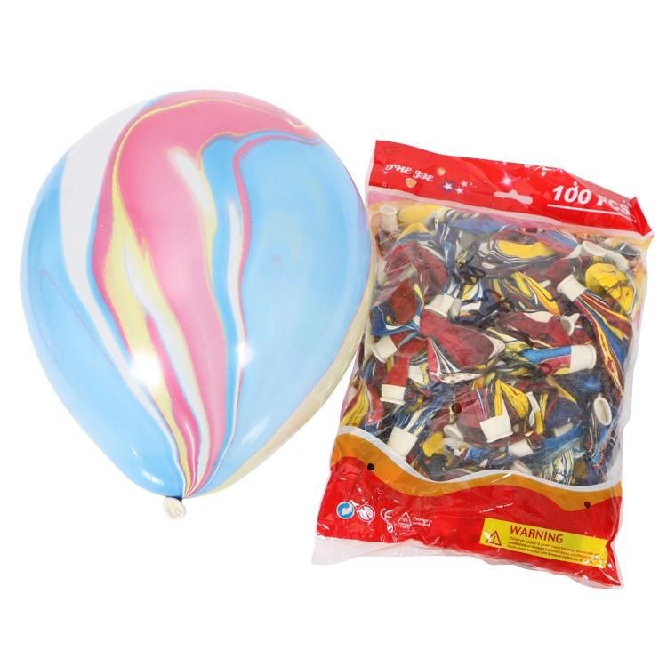 Thickened 10" Ink Graffiti Colorful Cloud Latex Balloon Birthday Decoration