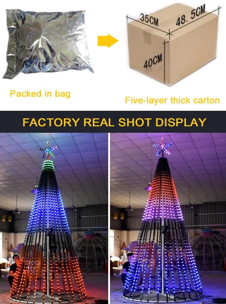 Programming Christmas Tree for Festival Decoration Outdoor