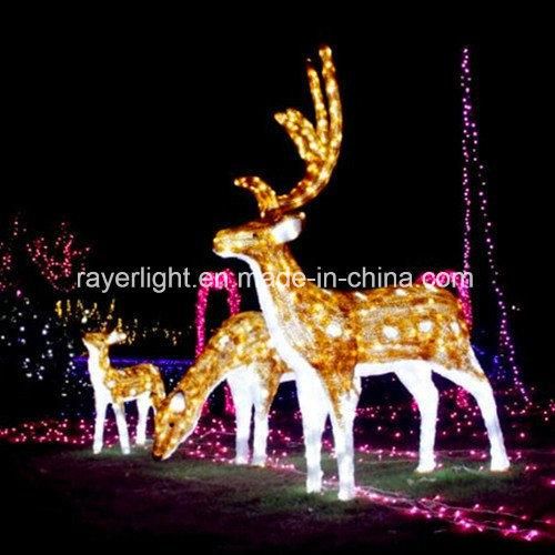 Park Outdoor Festival Decorative LED Lighting Motif Decoration LED Snowman