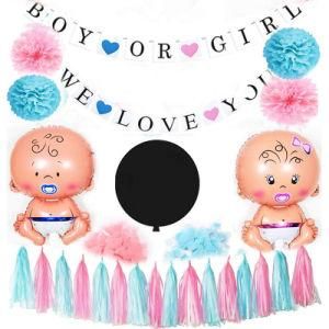 Baby Men and Women Aluminum Film Gender Balloons Party Decoration Banners