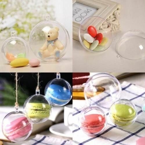 Christmas Tree Ball Christmas Decoration Clear Ball 3cm 4cm 5cm 6cm 7cm 8cm 9cm 10cm