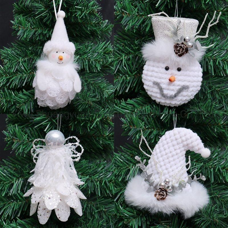 Christmas Foam Snowman Shape for Holiday Wedding Party Decoration Supplies Hook Ornament Craft Gifts