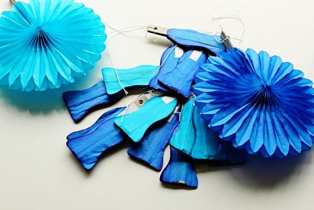 Tissue Paper Fan for hanging decoration