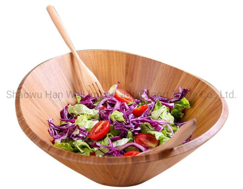 Small Bamboo Wood Salad Bowl of Christmas Party Kitchenware