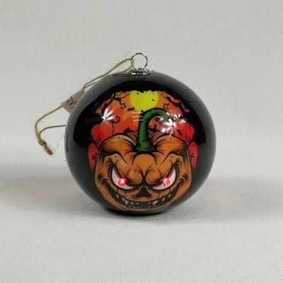 Color Paper Polyfoam Christmas Ball with Light