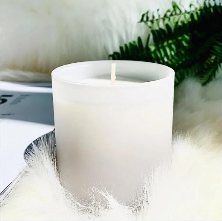 Wholesale Custom Size Color Decorative Candle Holder White Marble Candle Jar