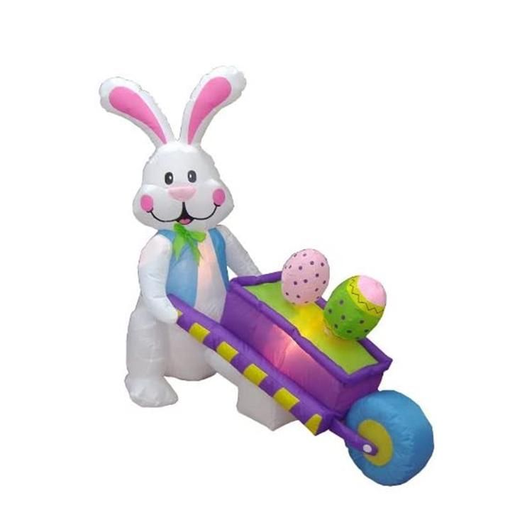 Decorative Inflatable White Rabbit Easter Inflatable Bunny for Sale