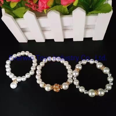Plastic Toy Party Gift Jewelry Pearl Bracelet