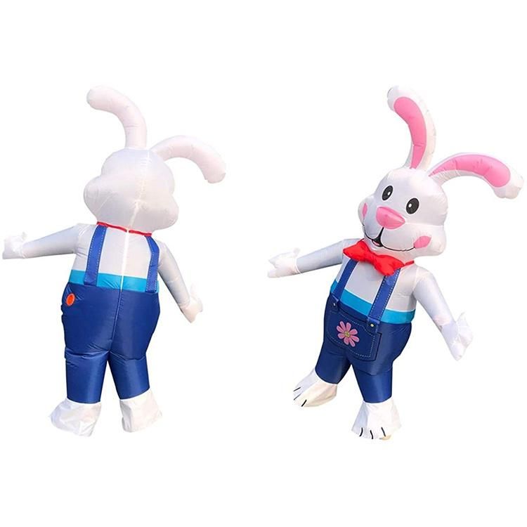 Popular Style Outdoor Lawn Decoration Inflatable Cartoon Happy Easter Bunny