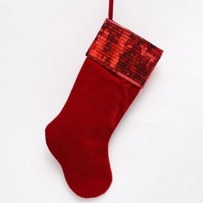 Yiwu Shuangyuan Imp &amp; Exp. 50cm Big Size Christmas Long Booth Stocking