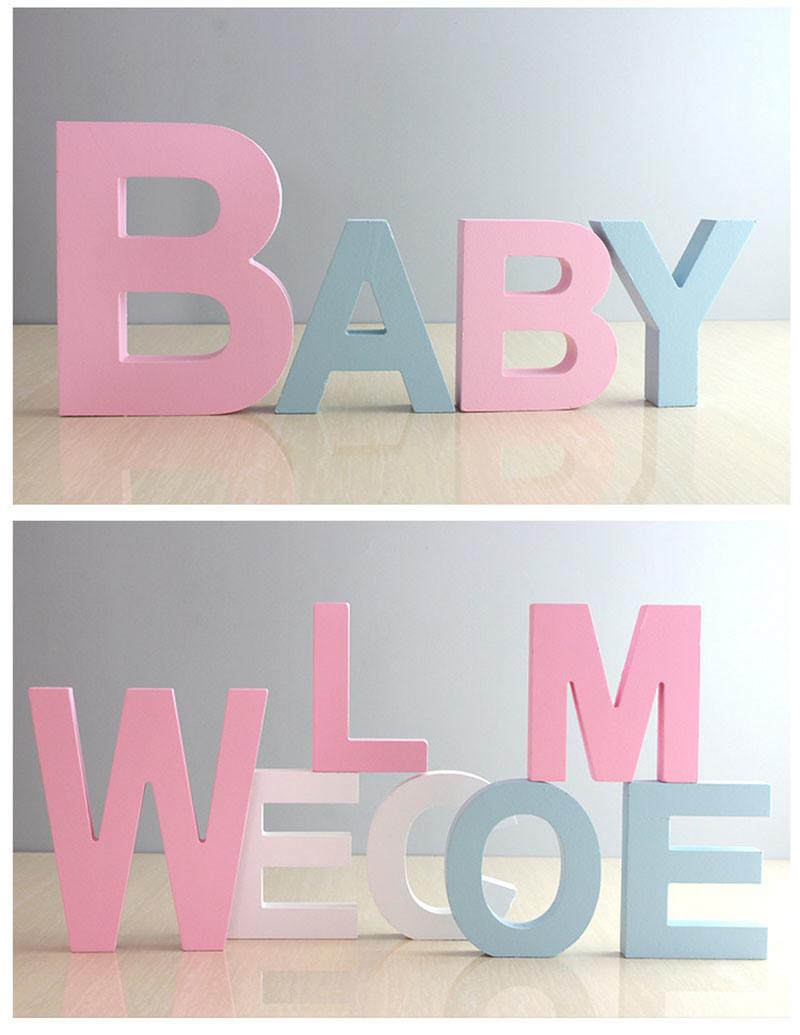 Wooden Alphabet Letters for DIY Crafts, Home Wall Decor