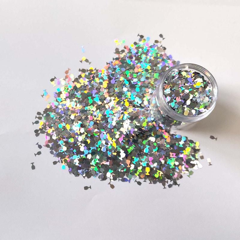 Cosmetic Usage Irregular Sequins Chameleon Glitter Flakes Powder Makeup Glitter Eyeshadow
