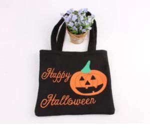 Kids Black Halloween Party Non Woven Handbag Decoration