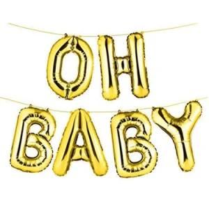 Amazon Oh Baby Aluminum Film Balloons Baby Shower Baby Birthday Decorations