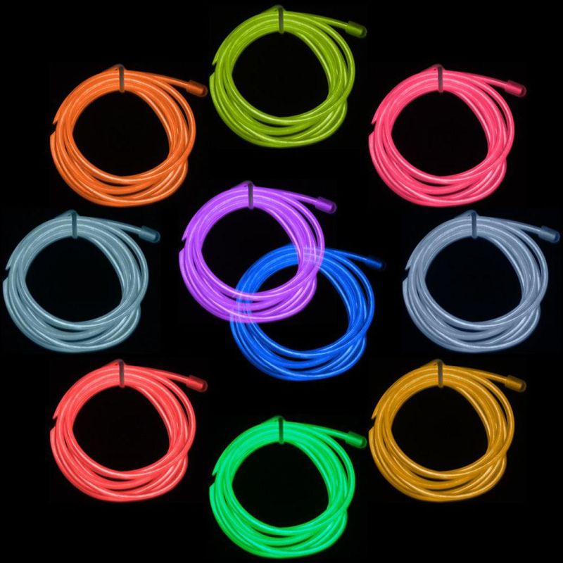 EL Wire Portable Neon Light for Burning Parties Party Decoration